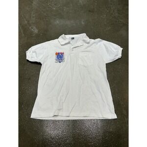 Vintage Duke Blue Devils Shirt Mens Large White Screen Stars 1992 Basketball